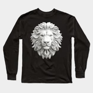 Lion 3D Face Long Sleeve T-Shirt